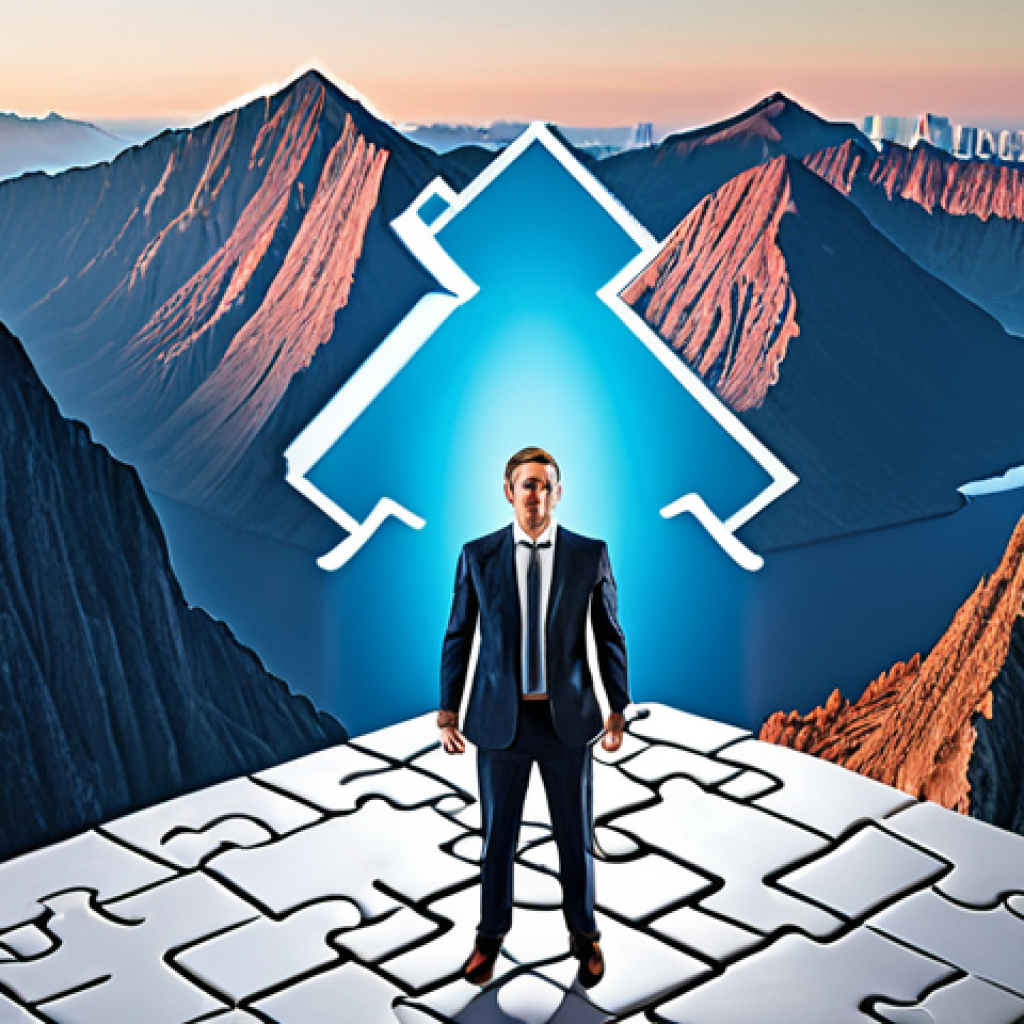 **Prompt 1: Aspiration and Achievement**
    A determined, confident individual (gender-neutral, professional attire) stands atop a stylized "mountain" or complex puzzle representing business English concepts. Below and around them, a vibrant, interconnected global cityscape stretches out, with glowing digital lines symbolizing e-commerce and international business connections. The individual is looking forward, arms slightly open, conveying a sense of immense accomplishment and new doors opening. The scene is bright, modern, and highly aspirational, emphasizing overcoming challenges to reach global opportunities.