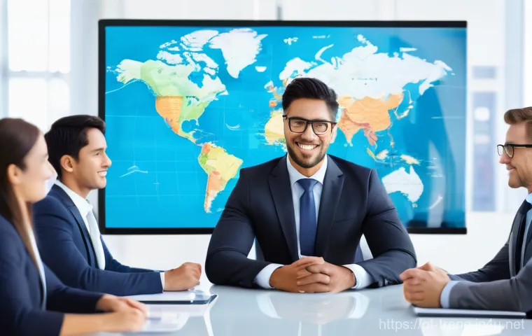 무역영어 학습과 실무의 융합 사례 - **Prompt:** A highly focused individual (male or female, diverse) in a well-organized home office, c...