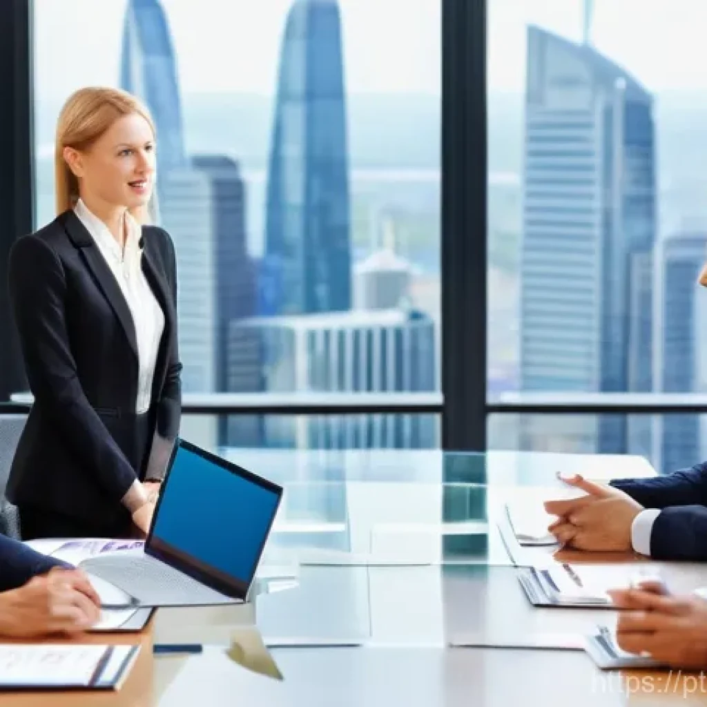 무역영어 연봉 협상 전략 - **Prompt 1: Mastering Global Business Communication**
    "A confident and diverse business professi...