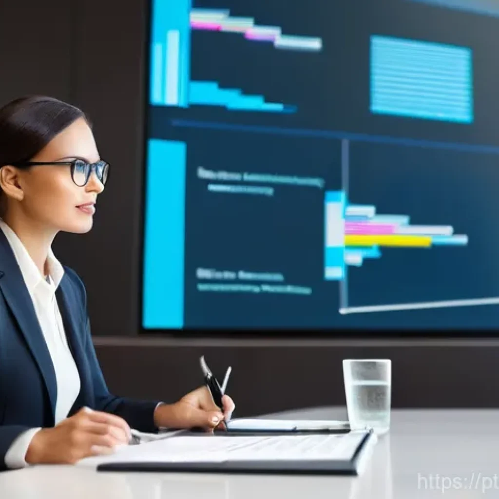 무역영어 실기시험 대비 학습법과 참고 자료 - **Prompt 1: Dynamic Business Presentation**
    "A professional, dynamic image capturing a business ...