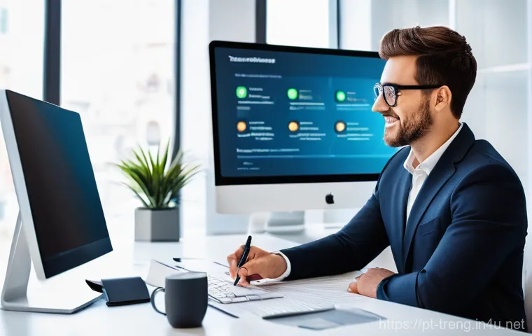 무역영어 학습과 취업에서 발생한 변화 - **"From Grammar Drudgery to Global Digital Flow"**
    A split image: On the left, a young adult of ...