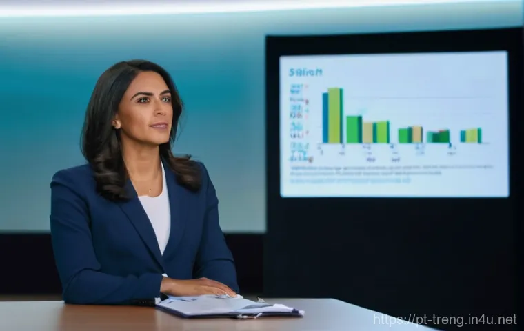 무역영어 자격증으로 향상된 직무 효율성 - **Prompt:** A vibrant, bustling tech conference or startup networking event in a contemporary venue ...