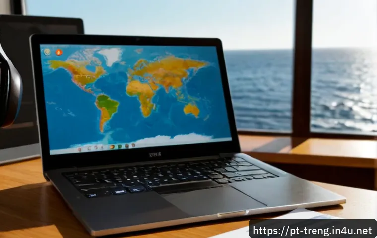 무역영어 학습을 위한 추천 도구 - Photorealistic home study desk for learning international trade English, Portuguese-speaking young p...